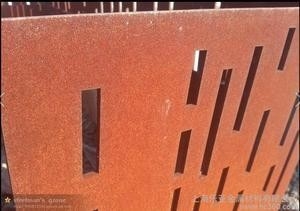 전망을 위한 내부식 코르텐 강 박판 금속 주문 제작된 사이즈