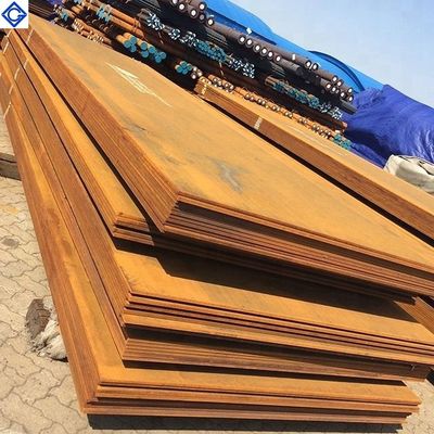 강철 시트를 외기에 노출시키는 S235jr는 굴려진 무늬 강판 A283 A387을 뜨겁게 합니다